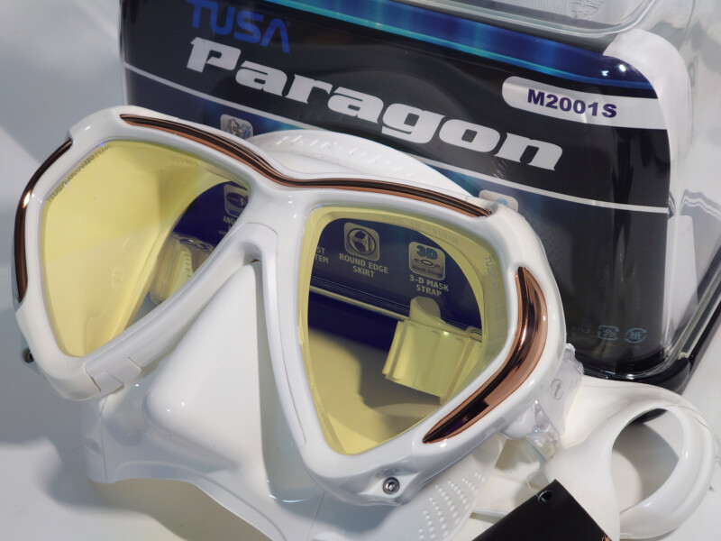 新品　TUSA ダイビングマスク　Paragon S M1007SQW BBBA